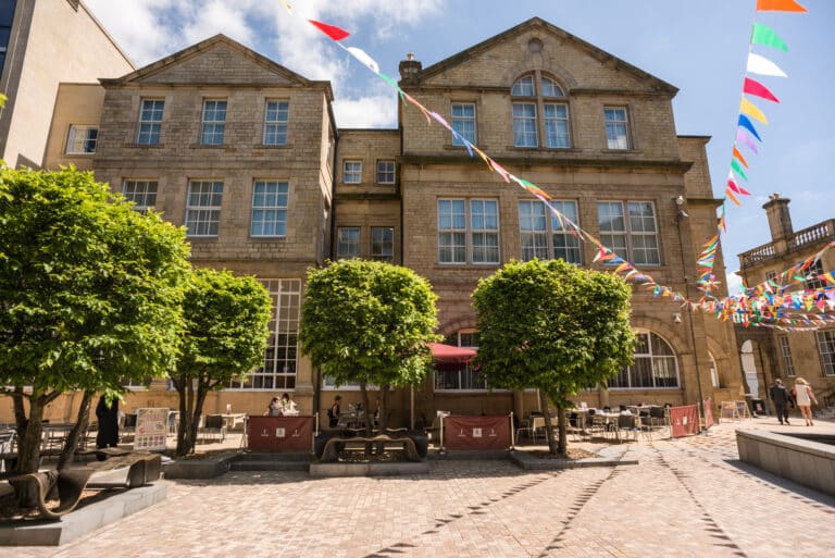 Leopold Hotel Sheffield view from Leopold Square